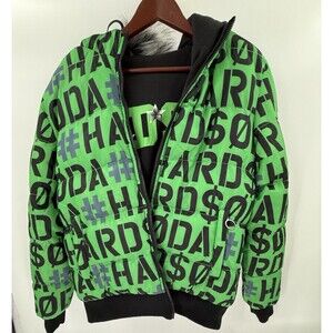 Hardsoda Limited Golden Year Collection 20/21 Reversible Hooded Jacket LARGE